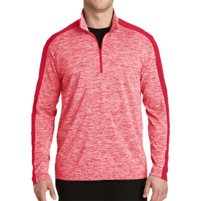 Sport-Tek® PosiCharge® Electric Heather Colorblock 1/4-Zip Pullover Thumbnail